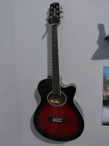 Violão giannini Gsf-1d verniz brilhante MAIS acessórios