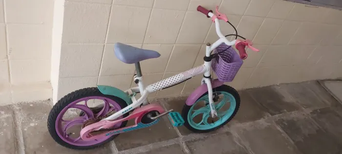 Bicicleta Caloi Cecília aro 16 Usada.