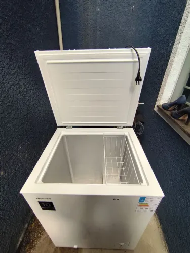 Freezer hisense 127volts 142litros