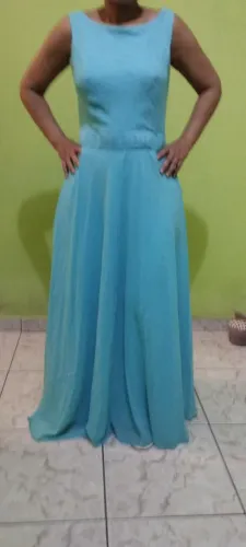 Vestido de Festa Azul