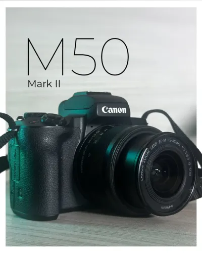 Câmera Canon M50 Mark II Mirrorless - Estado de Nova