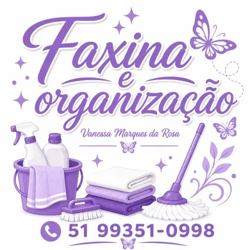 Serviço de faxina e organização 