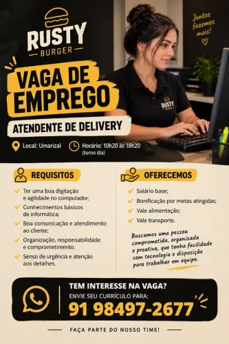 Vaga de emprego 