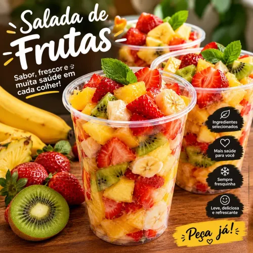 Saladas de frutas tropical