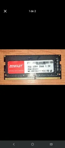 Memória 8gb dd4 notebook funcionando perfeitamente