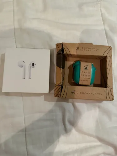 RARÍSSIMO AirPods 2ª geração com case com carregamento por indução 