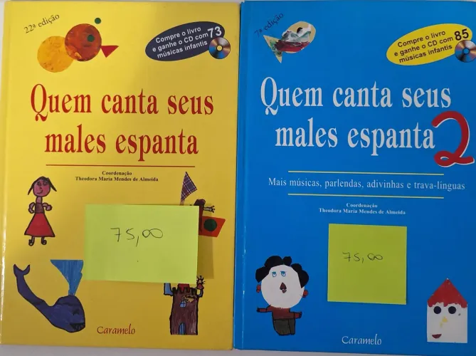 Livros infantis R$ 65,00 cada