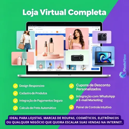 Loja Virtual Completa (Seu E-commerce Pronto para Vender)