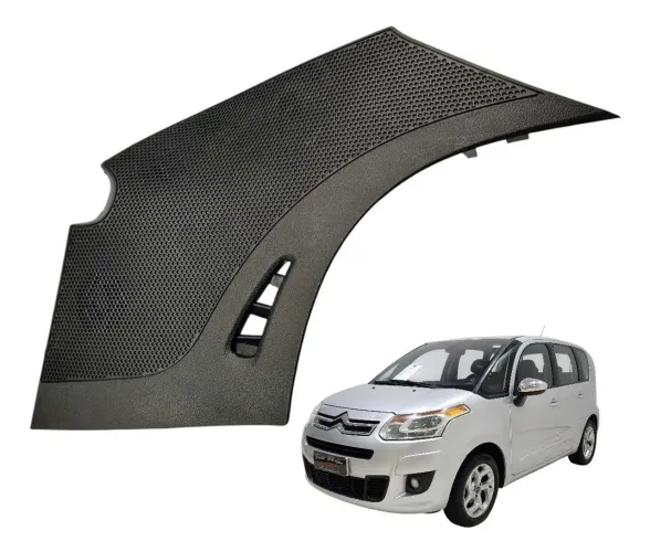 Tela Alto-Falante Direito Citroen C3 Picasso 2013 A 2017 Preto.Original