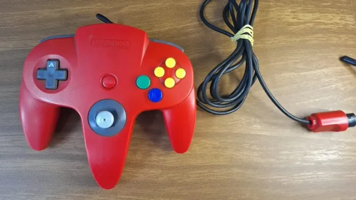 Controle Original Nintendo 64 Vermelho (Faço Olx Pay)