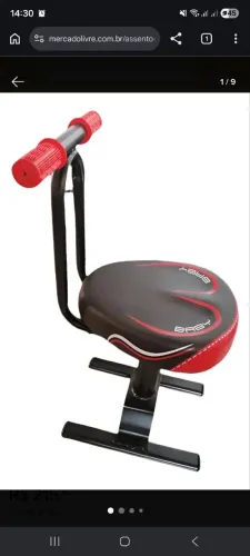 Cadeirinha para scooter elétrica
