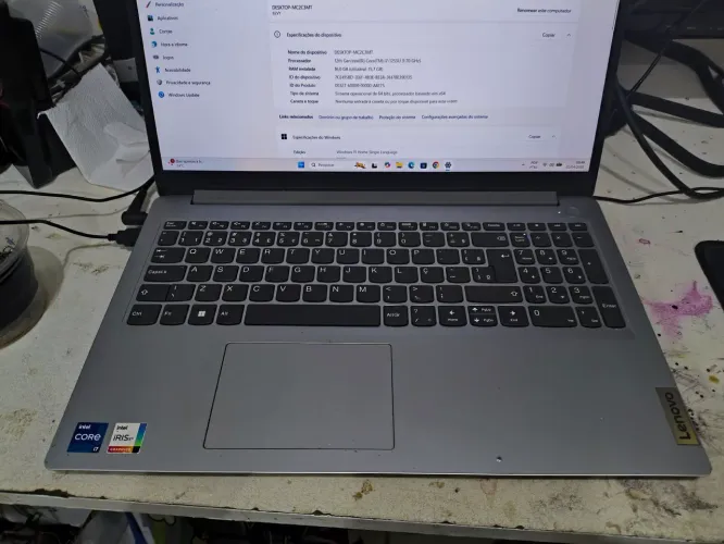 Notebook Lenovo i7 12ª Geração 16gb 512 NVME