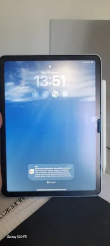 iPad Air 11? M2 256GB + Apple Pencil Pro Original - Impecável