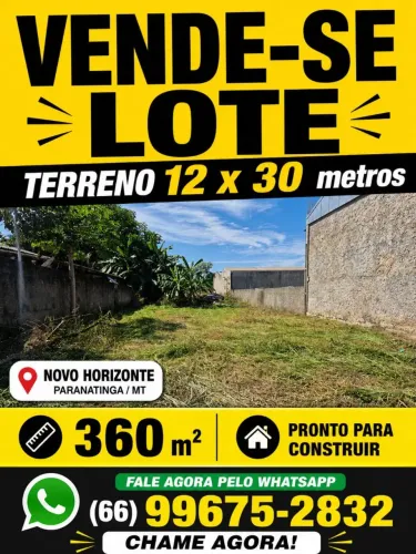 Terreno em paranatinga 360m²