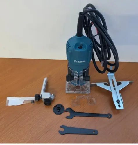 Tupia Laminadora manual Makita 3709 530w - (220V) Kit Completo