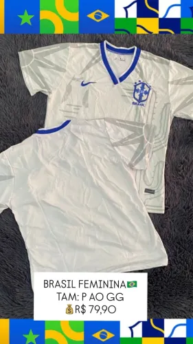 Camisa Brasil feminina