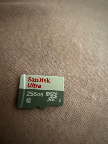 cartão 256gb  micro sd sandisk original 