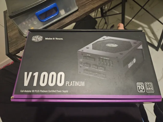 Fonte cooler Master v1000 full modular 80 plus platinum