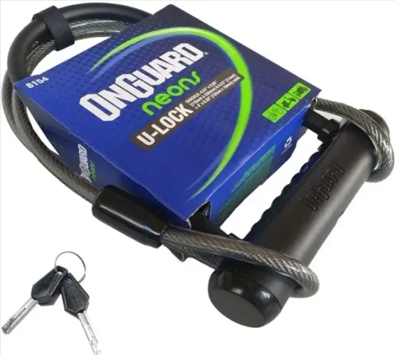 Cadeado para moto/bicicleta Onguard U-lock Neon 8154