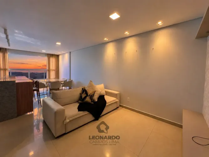 ALUGA-SE Apto 3 Suítes | 109m² | ORLA 14 | Frente Lago | 2 Vagas | R$ 9.000