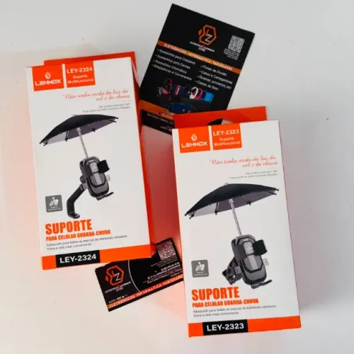 Suporte de Celular 'Mini Guarda Chuva' - moto e bike