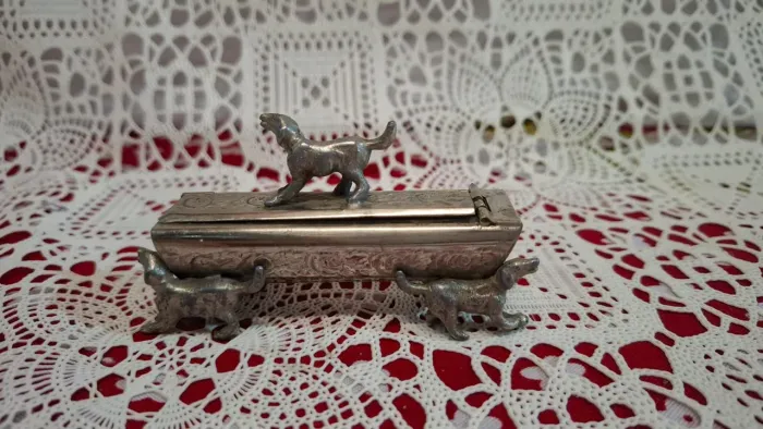 Paliteiro de Metal Vintage 
