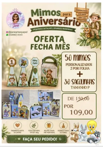 Promoção de Mimos personalizados