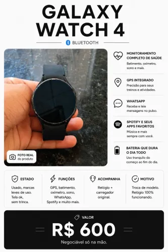 Relogio Galaxy Watch 4