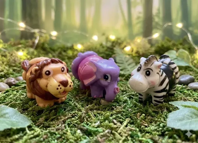 Coleção antiga animais kinder ovo Bichos Bola