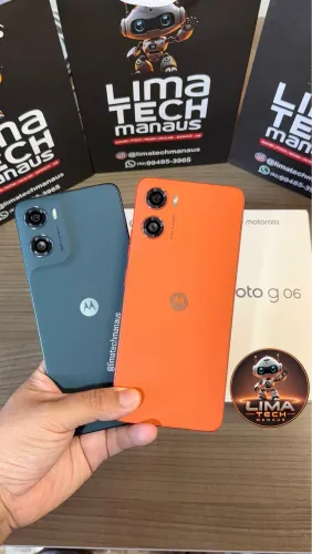 Motorola G06 128GB LACRADO COM NOTA FISCAL e GARANTIA, ENTREGA GRÁTIS!