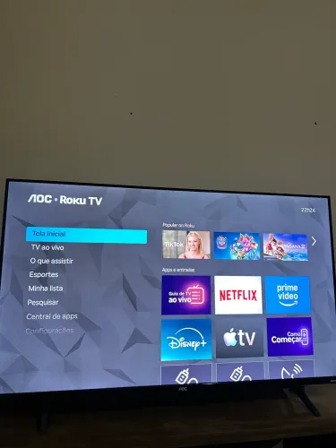 Smart Tv 43 Aoc Led Roku Full Hd Wi-fi 60hz Hdmi Usb 43s5155/78g
