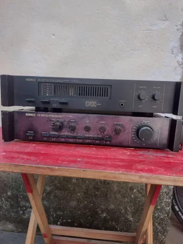 Conjunto Nashville Pré np 1900 e Amplificador na-1600 pro