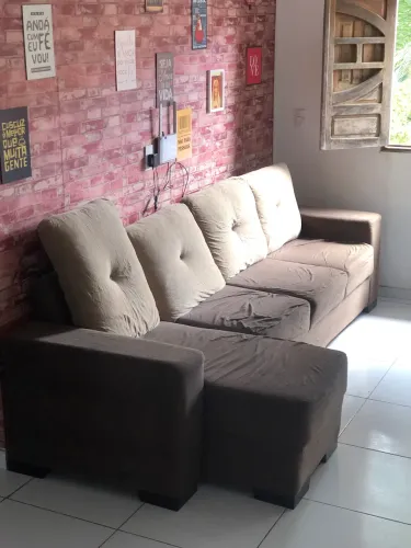 Sofá em L, em ótimo estado