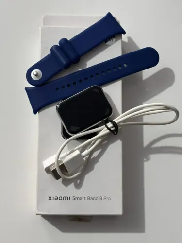 Smartwatch Mi Band 8 Pro Smart Band Gps | Branco Bisel Prateado
