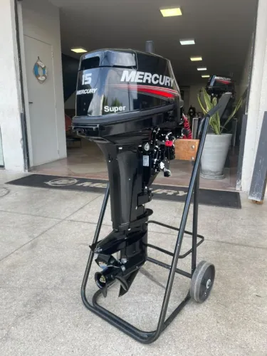 Motor de Popa Mercury 15 HP Super 2 Tempos Novo