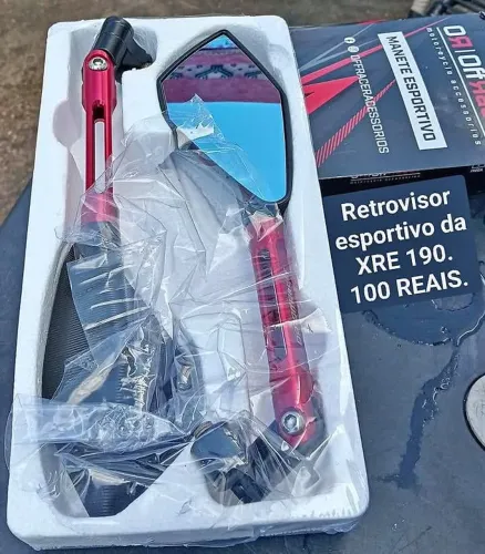Retrovisor esportivo da XRE190