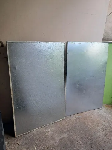 Placas de chapa galvanizadas
