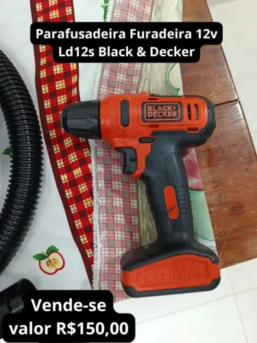 Parafusadeira Furadeira 12v Ld12s Black & Decker