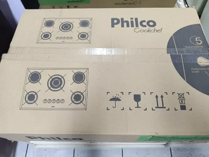 Cooktop 5 Bocas Philco Novo