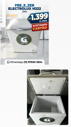 Freezer Electrolux 220v