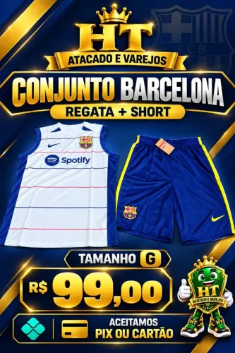 Conjunto do Barcelona tamanho G