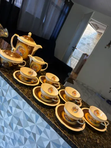 Kit de Chá da Tarde em Porcelana
