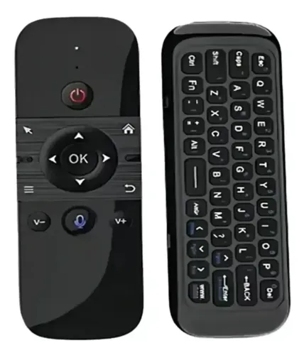Controle Remoto Air Mouse Teclado 2.4g Com Voz Mouse Para Tv e BOX