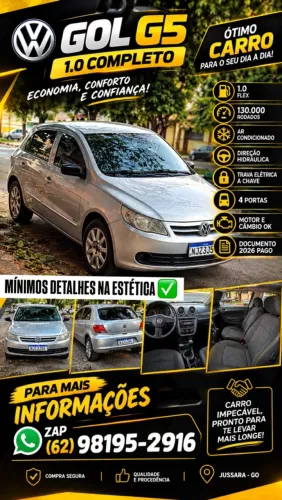 Volkswagen Gol Geração V 1.0 8V MI Total Flex Mec. 4P 2009