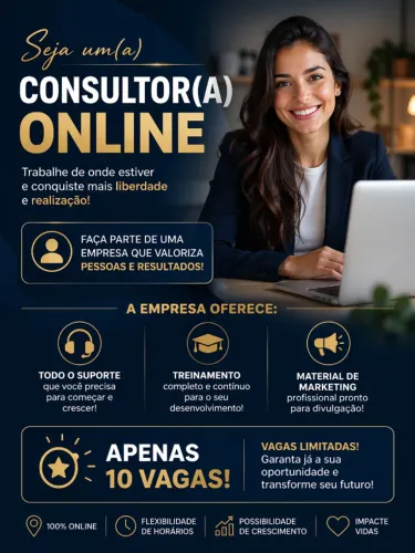 VAGAS PARA CONSULTORES DE VENDAS PARA TRABALHAR EM CASA 