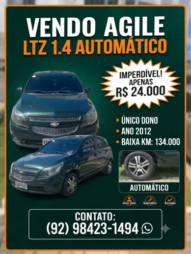 Chevrolet Agile LTZ 1.4 MPFI 8V Flexpower 5P 2013