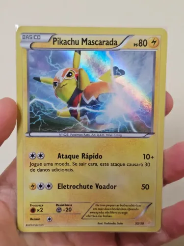 Carta Pokémon: Pikachu Mascarada (30/30)