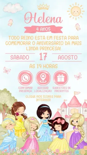 Criação de convite interativo