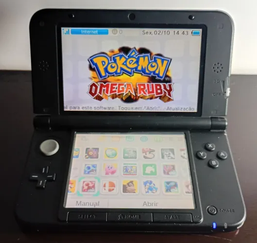 Nintendo 3DS XL Vermelho Desbloqueado com Jogos