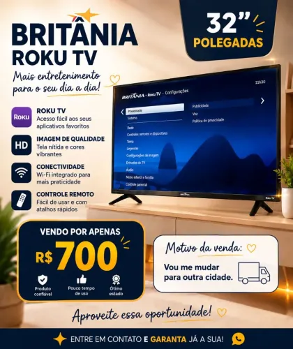 Vende-se uma TV